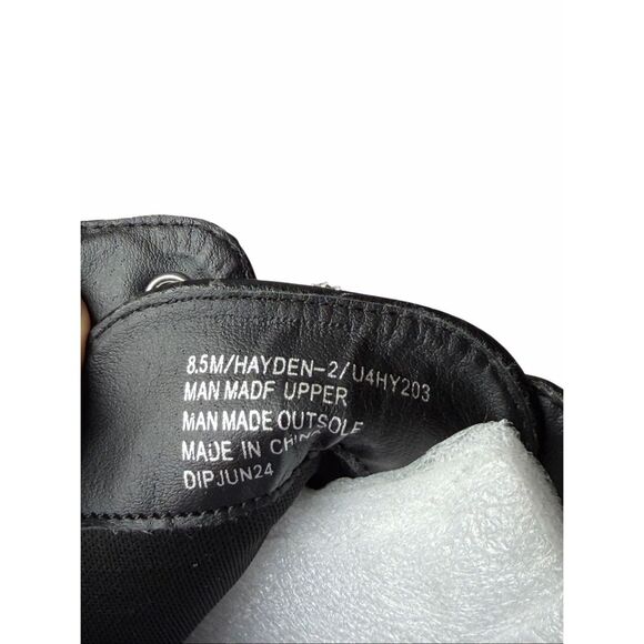 UNIONBAY Hayden Boots Size 8.5 Black Rhinestone Fashion Combat NEW - Picture 7 of 8